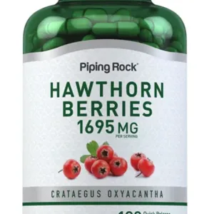 Hawthorn Berries, 1695 mg (per serving) 180 Quick Release Capsules